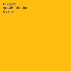 #FEBE10 - My Sin Color Image
